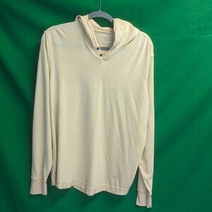 NWT Lucky Brand Size Large Hooded Tee Butter Yellow